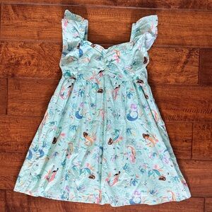 Janie and Jack Disney Live Action Little Mermaid Collaboration Dress